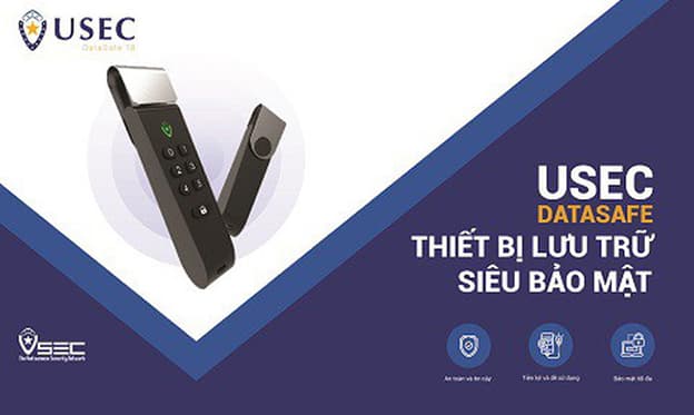 CAFEF: THIẾT BỊ USB BẢO MẬT USEC DATASAFE TIÊU CHUẨN QUỐC TẾ CHÍNH THỨC ĐƯỢC TRÌNH LÀNG