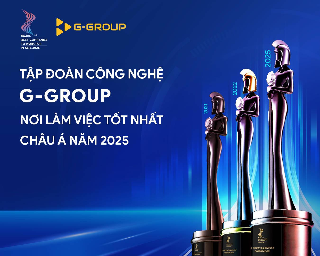 Dantri.com.vn: G-Group được HR Asia vinh danh là “Nơi làm việc tốt nhất châu Á” năm 2025