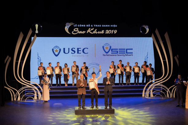 Thiết bị USEC DataSafe 18 của công ty CP An ninh mạng Việt Nam VSEC nhận danh hiệu Sao Khuê